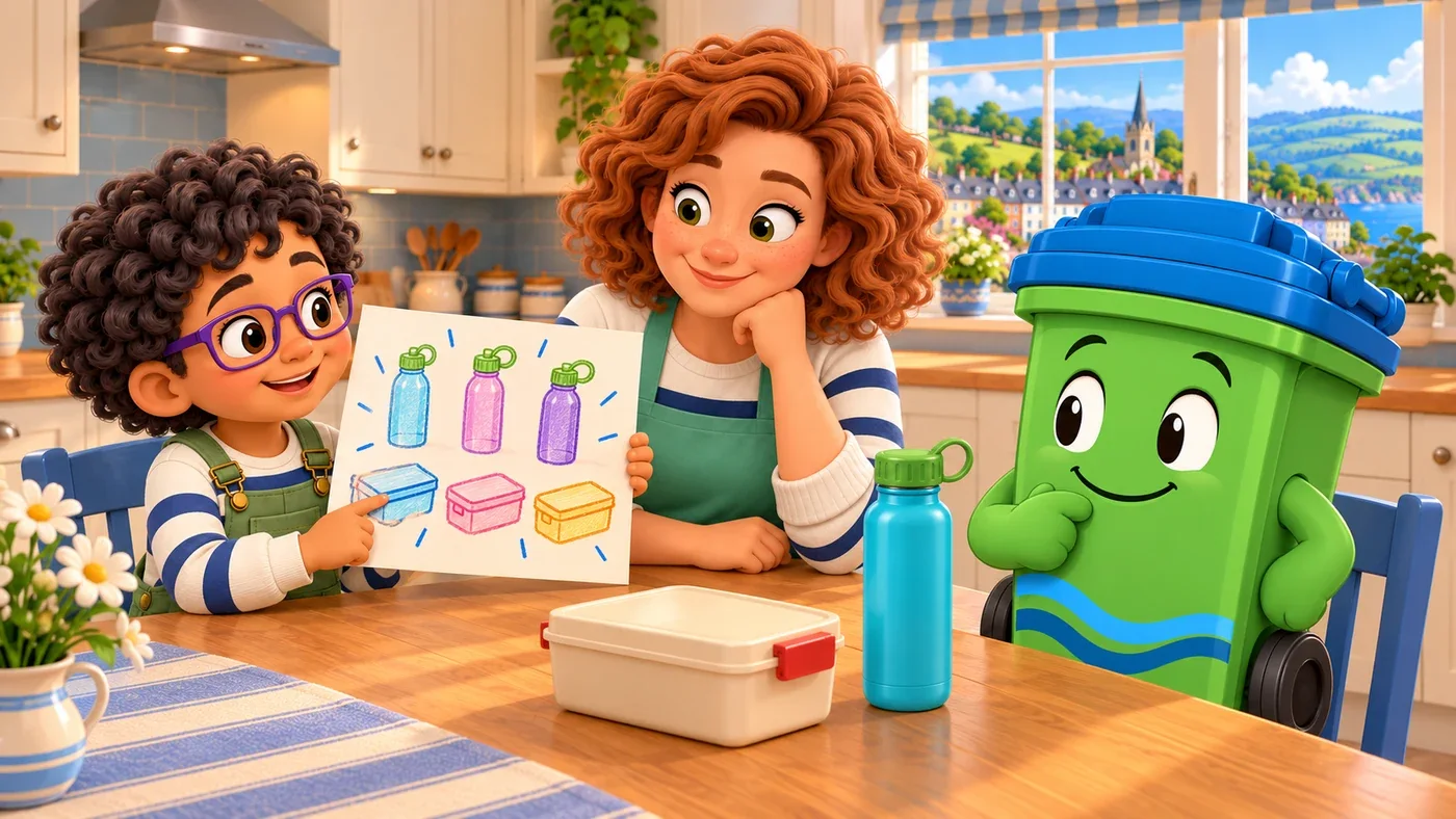 Rowan’s first list shows lots of new things to buy.