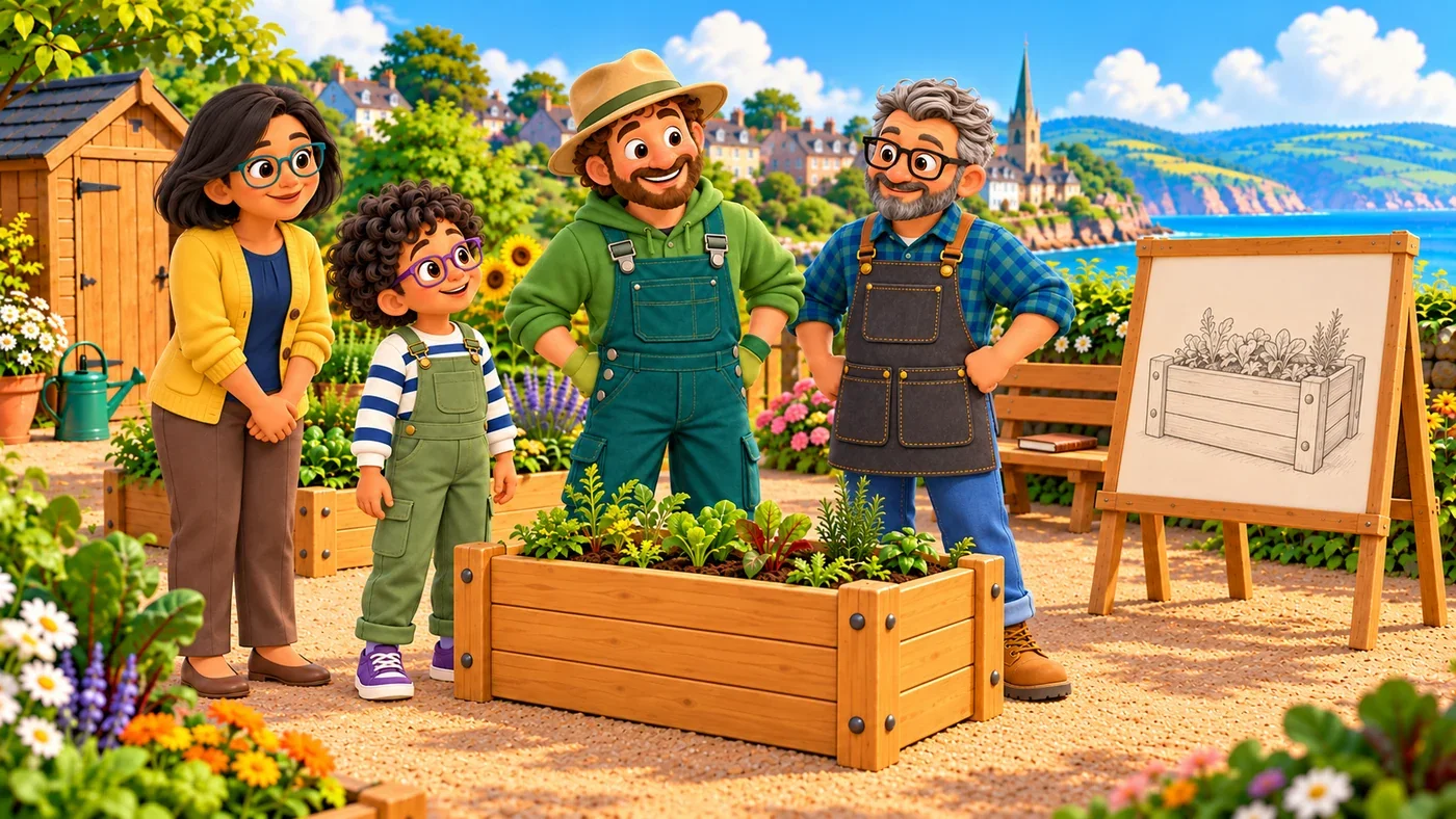 Isla, Rowan, Arthur and Stan celebrate together.